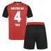 Bayer Leverkusen Jonathan Tah #4 Dětské Oblečení Domácí Dres 2024-25 Krátkým Rukávem (+ trenýrky)